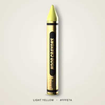 Light Yellow crayon, #FFFE7A