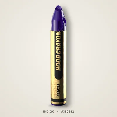 Indigo crayon, #380282